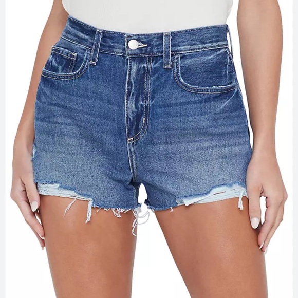 PacSun Pants - NWT Pacsun - Blue Dark Wash Mom Jean Shorts